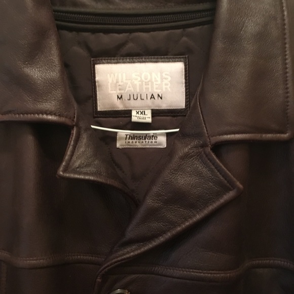 Wilsons Leather M. Julian brown leather coat - Picture 2 of 7